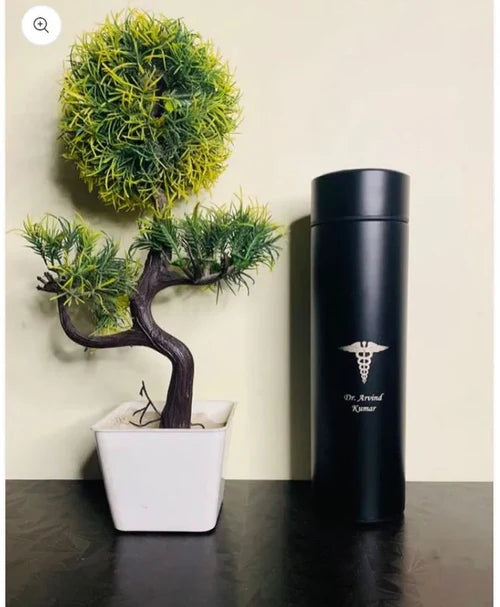 Temperature Bottle - Black (With Symbol) - Gift Better