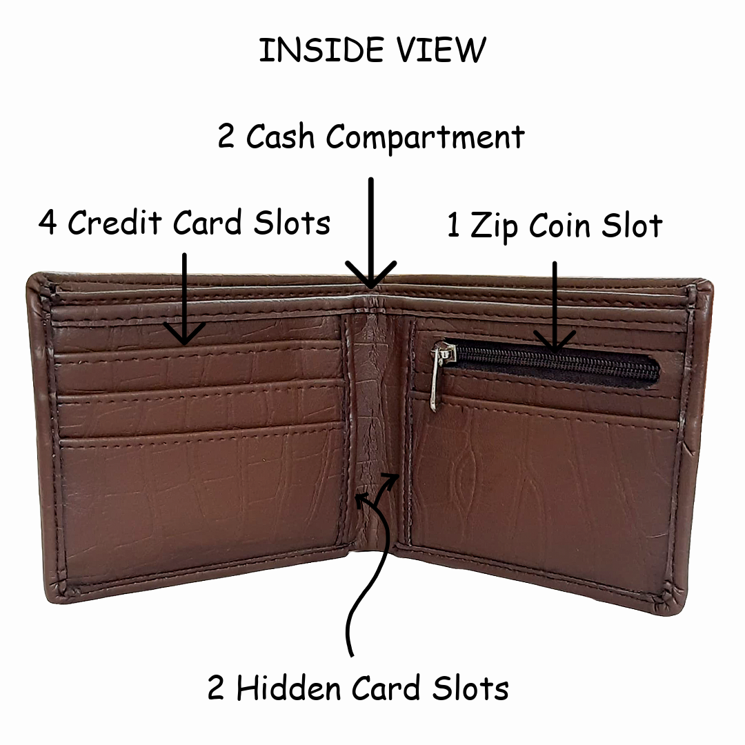 Crocs Series Customsied Men’s Wallet & Customised Name Rakhi Combo – Perfect Rakshabandhan Gift for Brother 🎁 - Gift Better