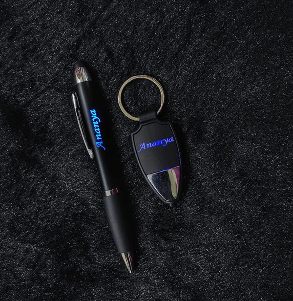 LED Pen & Keychain Combo