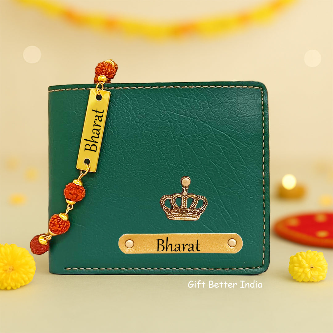 Men’s Wallet & Rakhi Combo – Bangkok Leather Wallet - Perfect Rakshabandhan Gift for Brother 🎁 - Gift Better