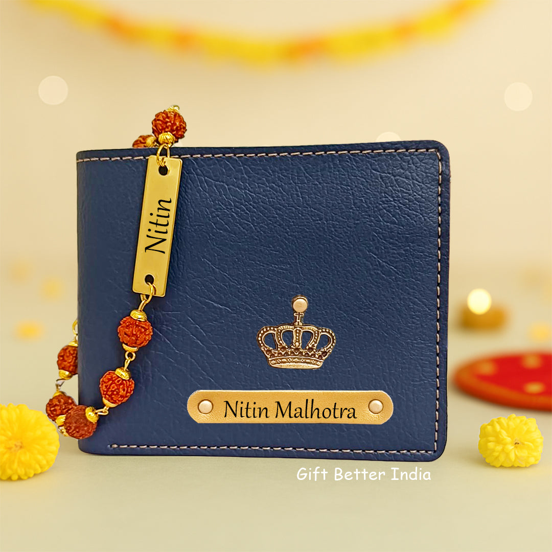 Men’s Wallet & Rakhi Combo – Bangkok Leather Wallet - Perfect Rakshabandhan Gift for Brother 🎁 - Gift Better