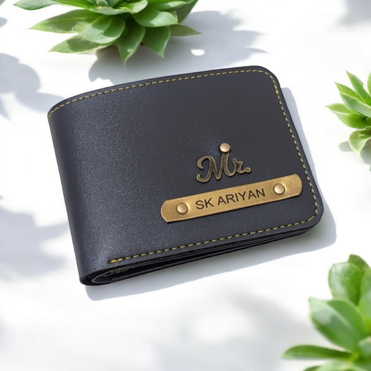 Men's Wallet Faux Vegan Leather