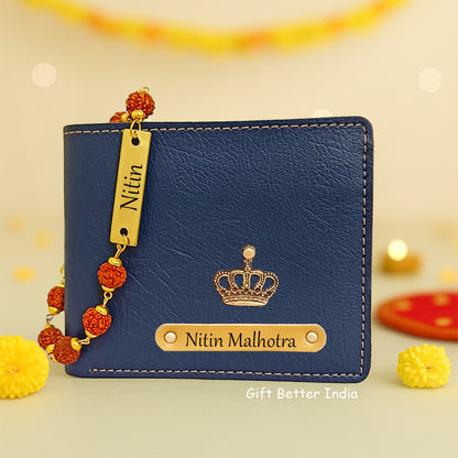 Men’s Wallet & Rakhi Combo – Bangkok Leather Wallet - Perfect Rakshabandhan Gift for Brother 🎁 - Gift Better