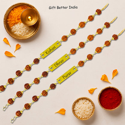 Customised Bracelet Name Rakhi | Rakhi for Brother | Rakhi Gift - Gift Better