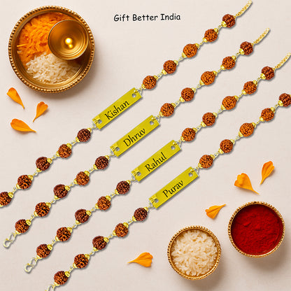 Customised Bracelet Name Rakhi | Rakhi for Brother | Rakhi Gift - Gift Better