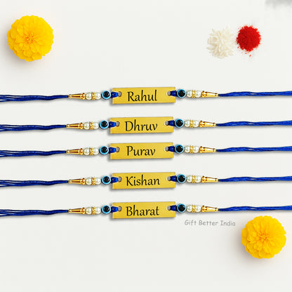 Customised Evil Eye Name Rakhi | Rakhi for Brother | Rakhi Gift - Gift Better